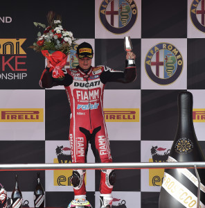 Davies podium