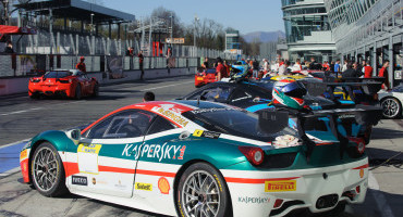 Ferrari: la 458 campione del mondo ai test del Castellet