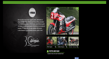 Kawasaki, per il 30° anniversario di Ninja lancia un mini-sito Europeo