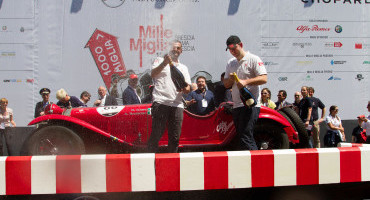 Mille Miglia 2014, a podio la Squadra Ufficiale Alfa Romeo