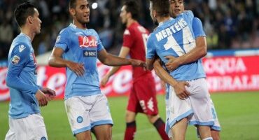 Serie A, vittoria netta del Napoli che batte il Cagliari 3-0