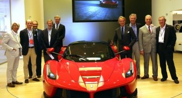 Sei grandi collezionisti in visita a Maranello