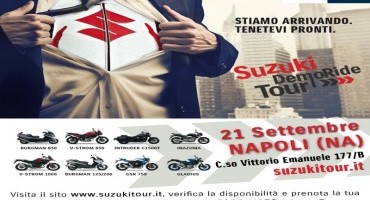 Domenica 21 settembre a Napoli con Suzuki DemoRide Tour