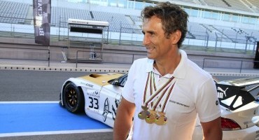 Alessandro Zanardi, grande sorpresa all’arrivo presso l’Autodromo Internacional do Algarve”