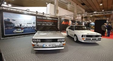 Audi celebra la trazione quattro ad “Auto e Moto d’Epoca”