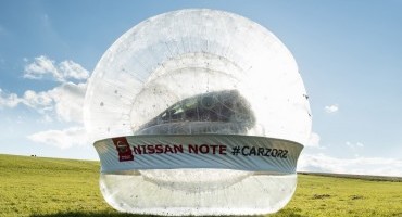 La tecnologia Safety Shield di Nissan Note a prova di sfera