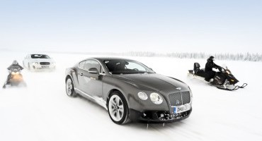 Bentley: la Continental GT3-R ritorna in Finlandia per Power On Ice 2015