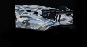 La nuova Lamborghini Huracán GT3 scende in pista per la prima volta a Vallelunga