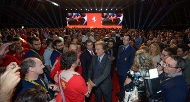 Il saluto commosso di Luca di Montezemolo alla Gestione Industriale Ferrari