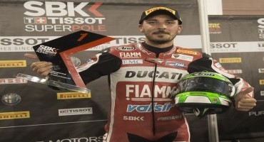 WSBK, Ducati Team, Giugliano centra la pole pole ed è suo il nuovo best lap del circuito di Losail