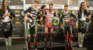 WSBK, Losail, record del circuito e superpole per Davide Giuliano (Team Ducati)