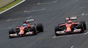 Scuderia Ferrari, Fernando e Kimi, spettacolo a Interlagos