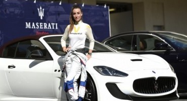 Maserati, Angelique, la modella con la passione per le corse