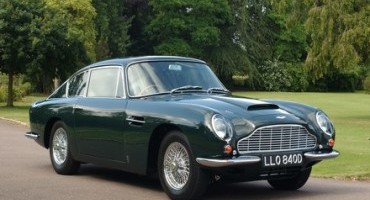 Aston Martin exhibits at the London Classic Car Show