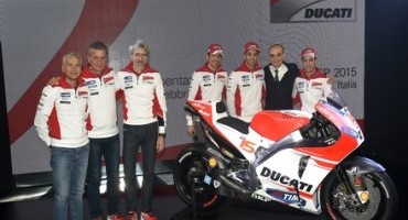 Il Ducati Team 2015 e la nuova Desmosedici GP15 presentati oggi a Bologna