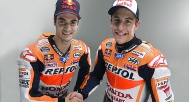 Marquez and Pedrosa Official 2015 photos