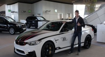 Marco Wittmann receives the BMW M4 DTM Champion Edition