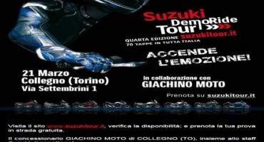 Tutto pronto per i Suzuki DemoRide Tour 2015, disponibili le date