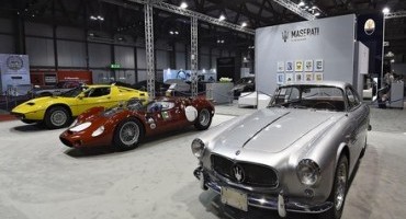 Maserati presente ad Autoclassica con modelli storici