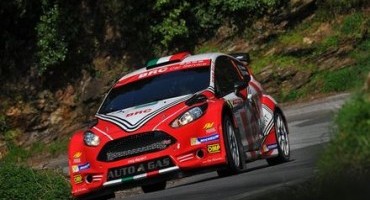 ACI Sport, Italiano Rally, Basso e Mitia, su Ford Fistra R5 alimentata a gas, chiudono al comando la prima tappa del Ciocco