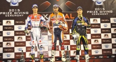 Toni Bou celebrates his ninth X-Trial title in Oviedo with a podium place