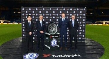 Yokohama: il team inglese del Chelsea FC porterà sulla maglia i colori del produttore di pneumatici