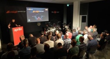 Aprilia V4 Days: a Misano Adriatico presentate le nuove RSV4 RF e RR e Tuono 1100 Factory e RR