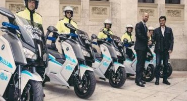 BMW Motorrad, la Polizia Locale di Cagliari utilizzerà 15 scooter full-elettrici C evolution