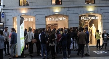 Falconeri apre un nuovo Store a Milano in Via Montenapoleone, angolo Via Manzoni