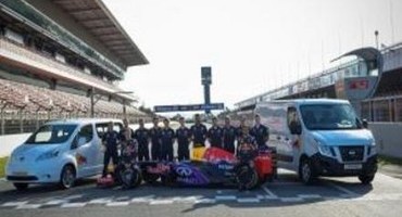 Nissan: con i veicoli commerciali leggeri, supporterà il team Infiniti Red Bull Racing in occasione dei Gran Premi europei