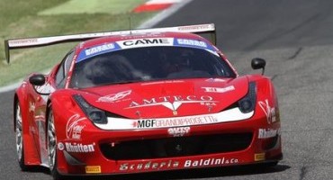 ACI Sport, Italiano GT, classe GT3, in Gara 2 vittoria di Casè-Gattuso (Ferrari 458 Italia-Scuderia Baldini 27)