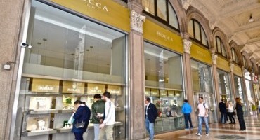 Look completamente rinnovato per la Boutique “Rocca 1794”, in Piazza Duomo 25 a Milano