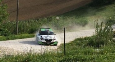 ACI Sport, Rally Adriatico, Scandola (Skoda Fabia S2000) al comando al termine delle tre prove