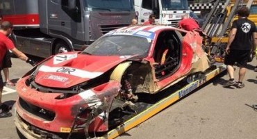 ACI Sport, Italiano Gran Turismo, Mugello, brutto incidente senza conseguenze per Luigi Lucchini (MS-Scuderia Italia)