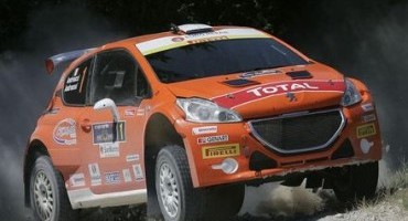 ACi Sport, Italiano Rally, Andreucci-Andreussi (208 T16 R5) al comando della prima tappa del Rally di San Marino