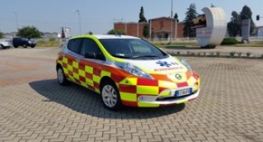 La prima Nissan LEAF 100% elettrica destinata al soccorso medico La prima Nissan LEAF 100% elettrica destinata al soccorso medico