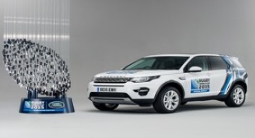 Land Rover è Fornitore Ufficiale dei veicoli per la Coppa del Mondo di Rugby 2015