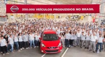 Nissan festeggia il traguardo dei 250.000 veicoli prodotti negli stabilimenti brasiliani di Resende e São José dos Pinhais