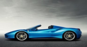 La nuova Ferrari 488 Spider debutta al Salone di Francoforte 2015