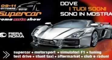 Supercar 2015, la seconda edizione è ai cancelletti di partenza (9-11 Ottobre)