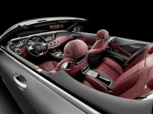 Mercedes-Benz S-Klasse Cabrio ( A 217 ) 2015. S 500 mit AMG-Line, Alanitgrau magno, Leder bengalrot/schwarz