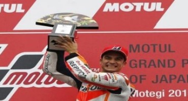 MotoGP 2015, GP Giappone: la pioggia favorisce Dani Pedrosa che vince la sua prima gara della stagione