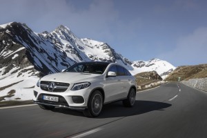 GLE 350d Coupe: Diamantweiß, Leder LUGANO Sattelbraun/Schwarz