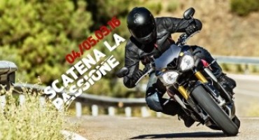 Nuova Triumph Speed Triple, provala negli Open Days in programma il 4 e 5 Marzo 2016