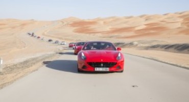 Ferrari California T, il raduno nel deserto arabo di Liwa