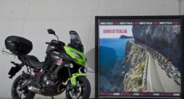 La Kawasaki Versys 650 è la moto ufficiale del Giro D’Italia 2016