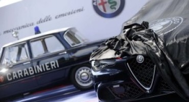 L’Alfa Romeo consegna la nuova Giulia Quadrifoglio all’Arma dei Carabinieri