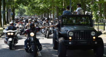 A Torino il raduno jeepers e bikers  Harley-Davidson® #freedomlovers