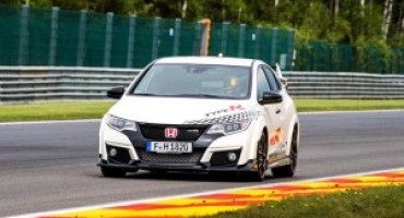 Honda Civic Type R stabilisce nuovi tempi record su cinque circuiti leggendari