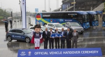 Hyundai è sponsor ufficiale UEFA EURO 2016, offrirà più di 350 veicoli